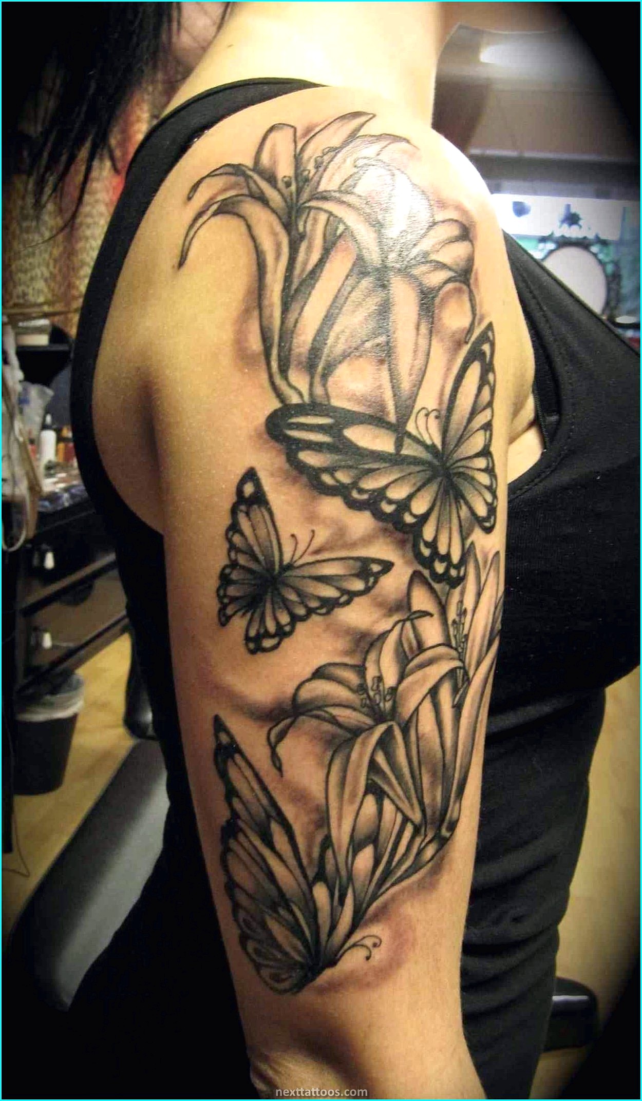 Girly Half Sleeve Tattoo Ideas For Females