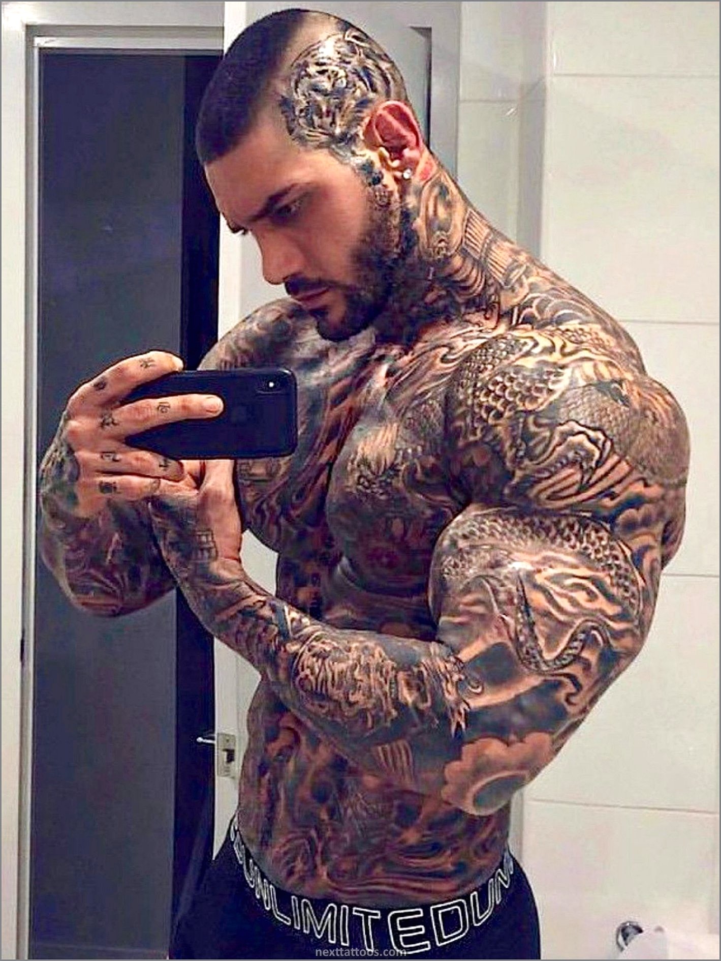 Male Side Neck Tattoos - The Best Male Side Tattoos