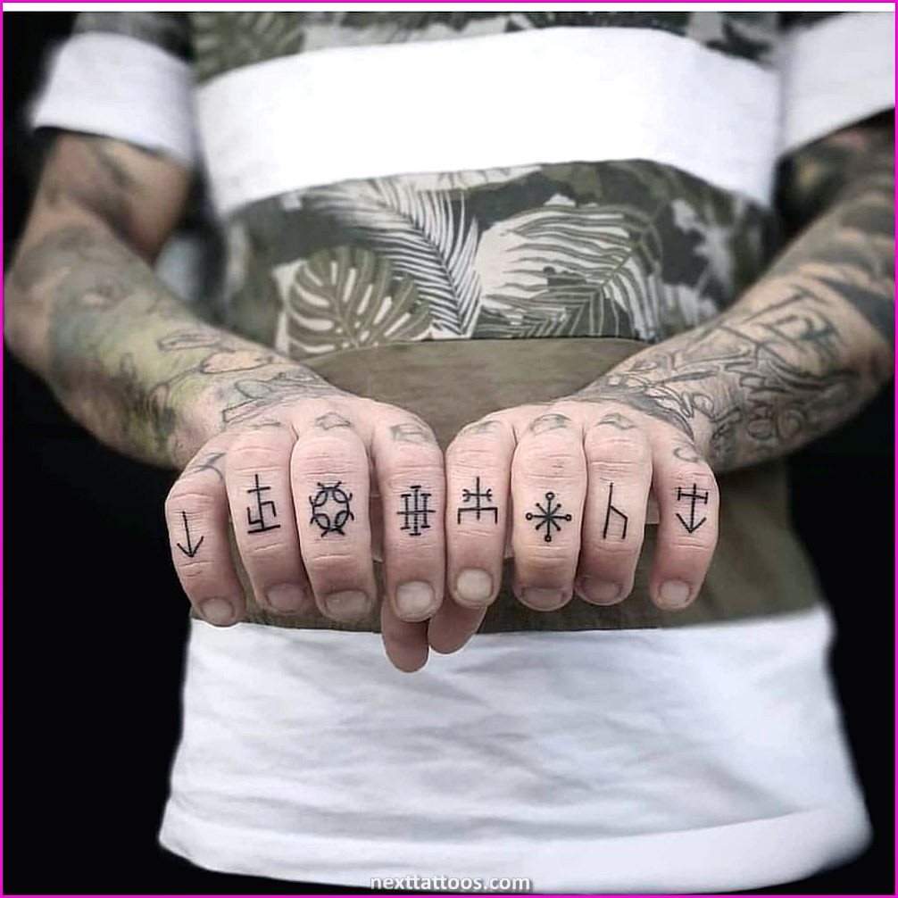 The Best Male Finger Tattoos Small