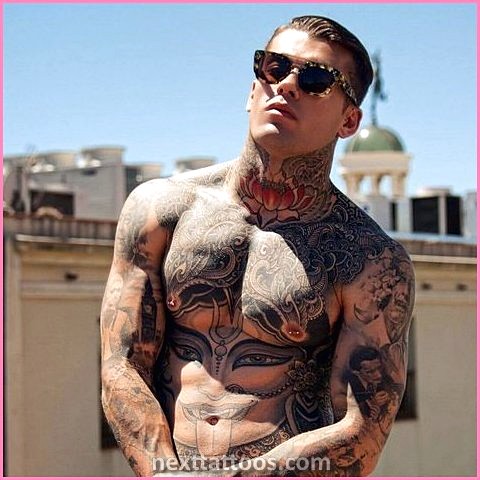 Male Nipple Tattoos