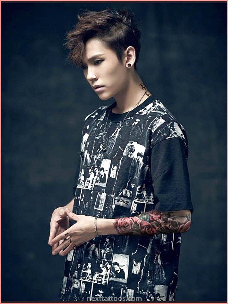 Male Kpop Idols With Tattoos