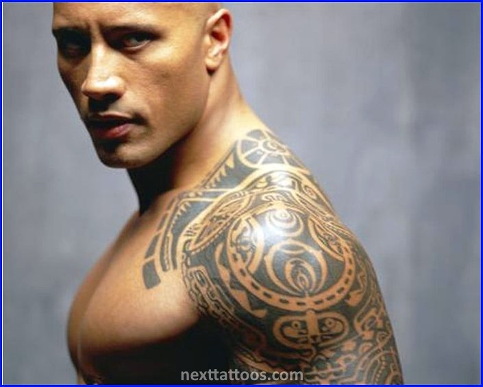 Male Back Shoulder Tattoos