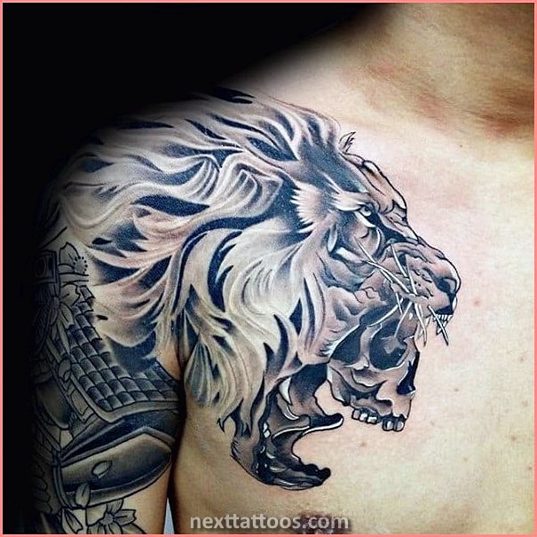 Male Back Shoulder Tattoos