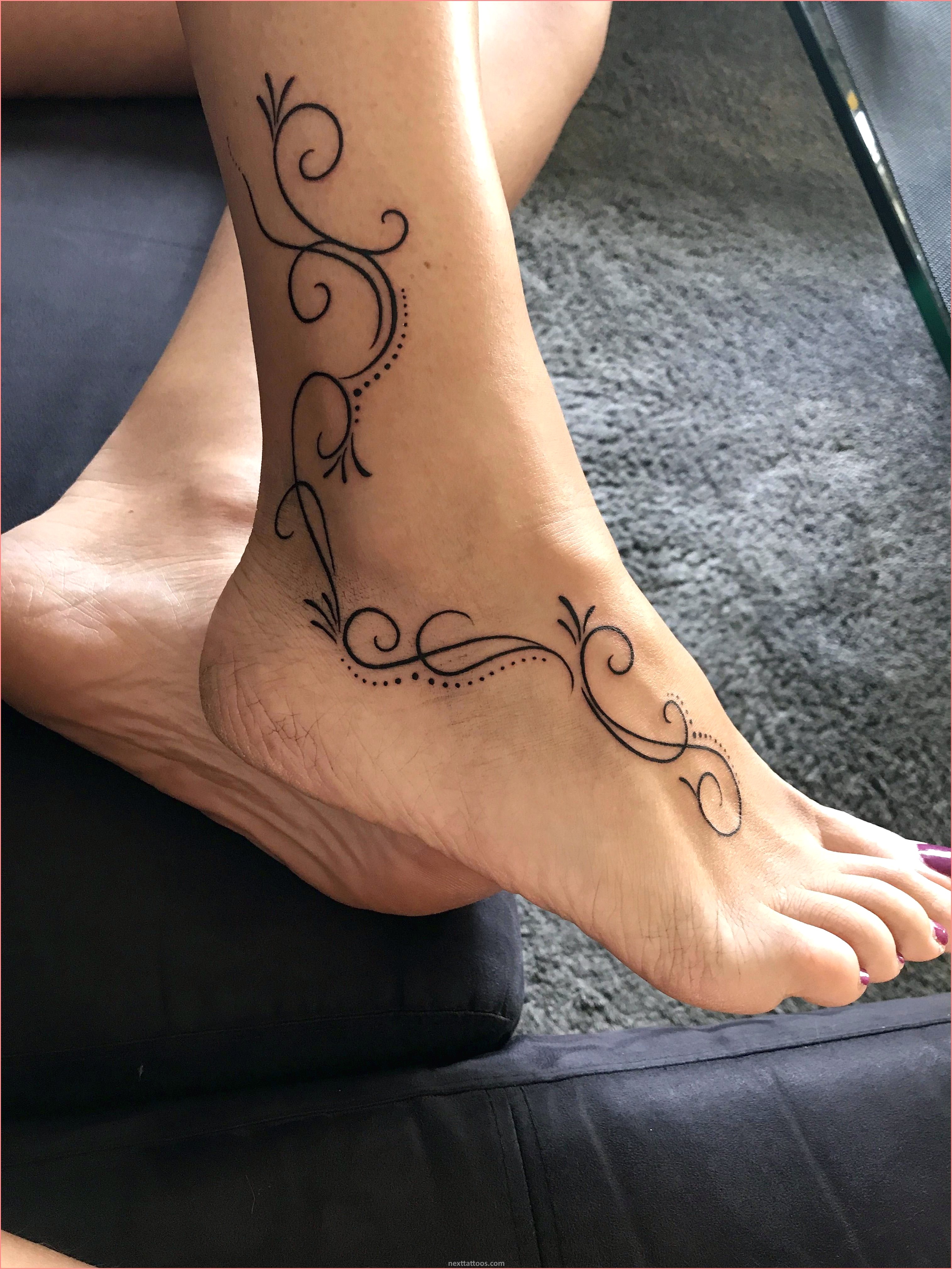 Small Male Foot Tattoos