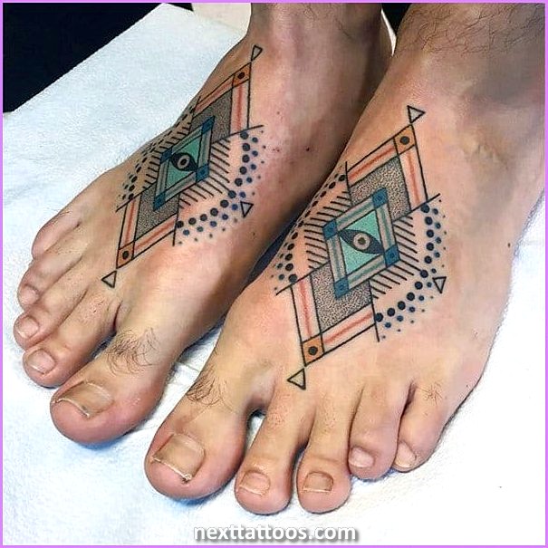 Small Male Foot Tattoos