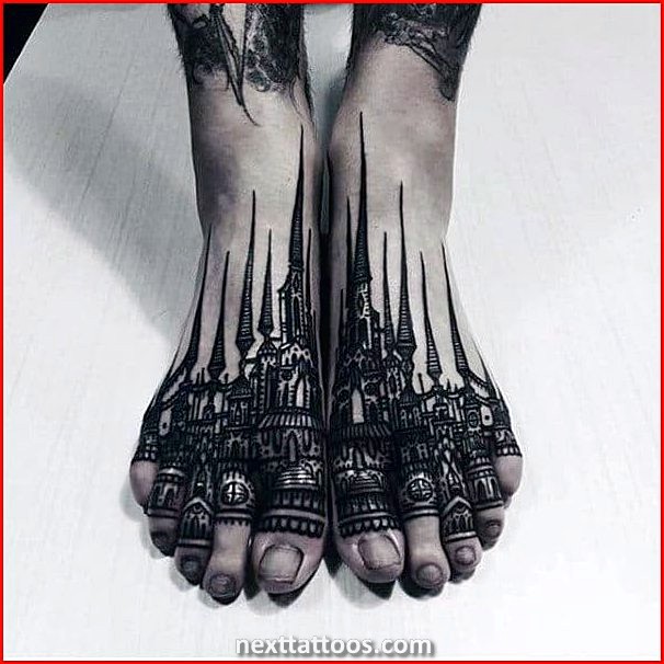 Small Male Foot Tattoos