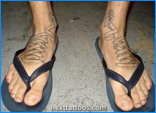 Small Male Foot Tattoos