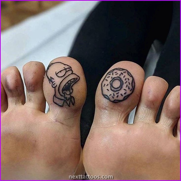 Small Male Foot Tattoos