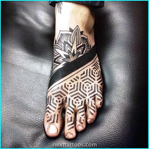 Small Male Foot Tattoos