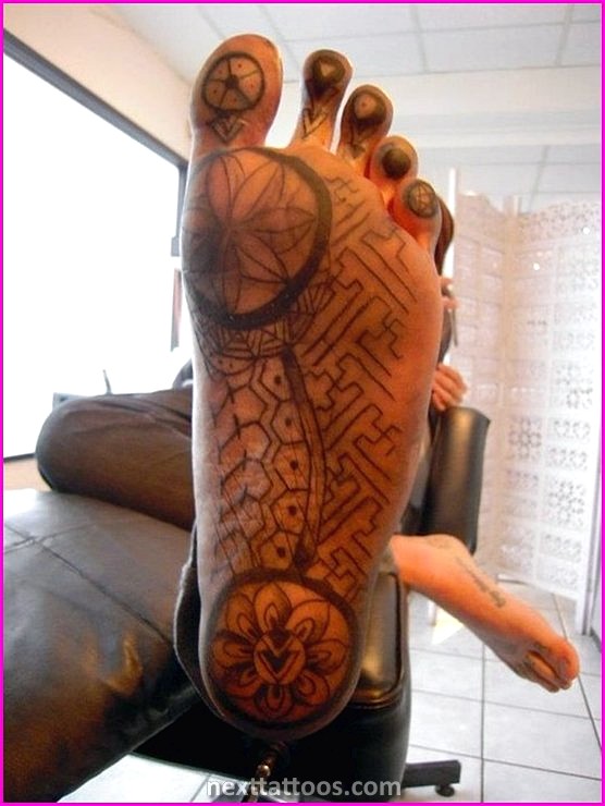 Small Male Foot Tattoos