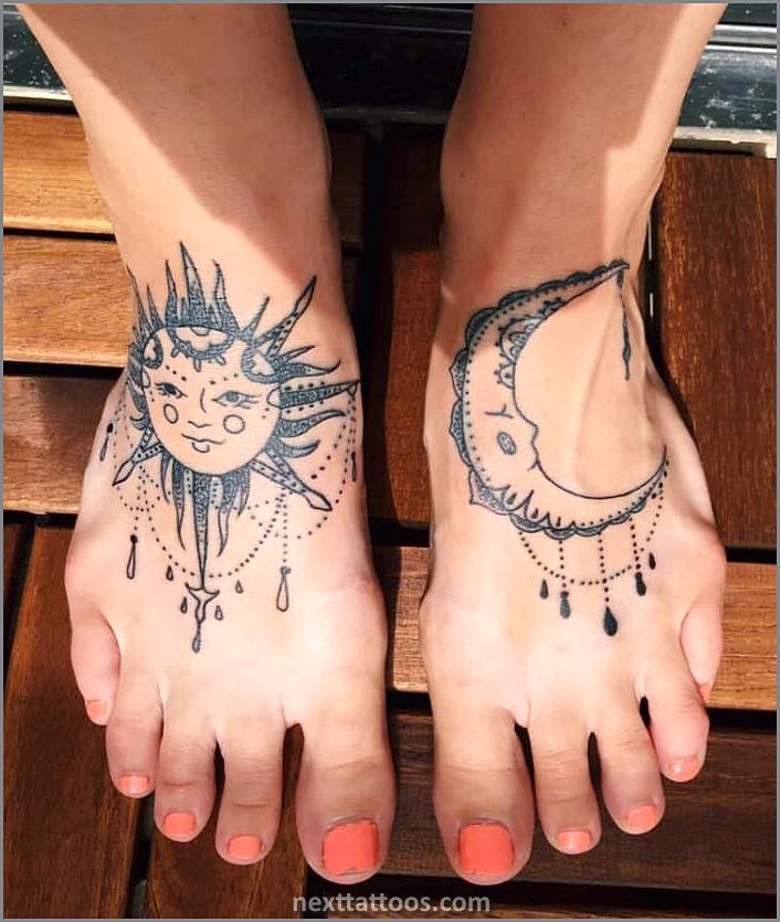 Small Male Foot Tattoos