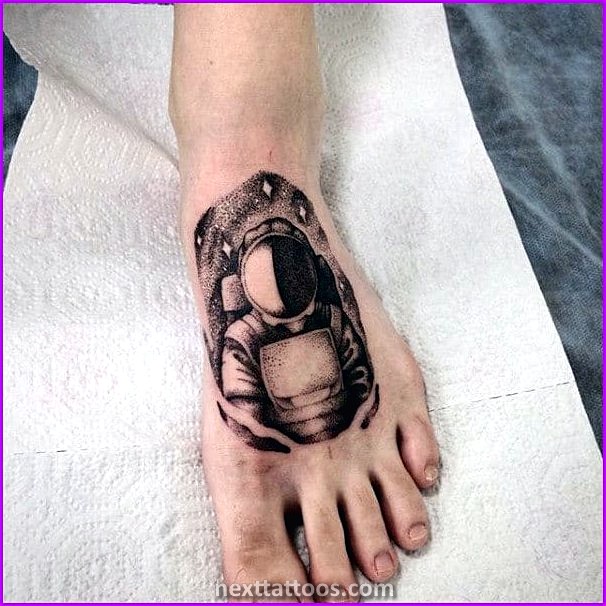 Small Male Foot Tattoos