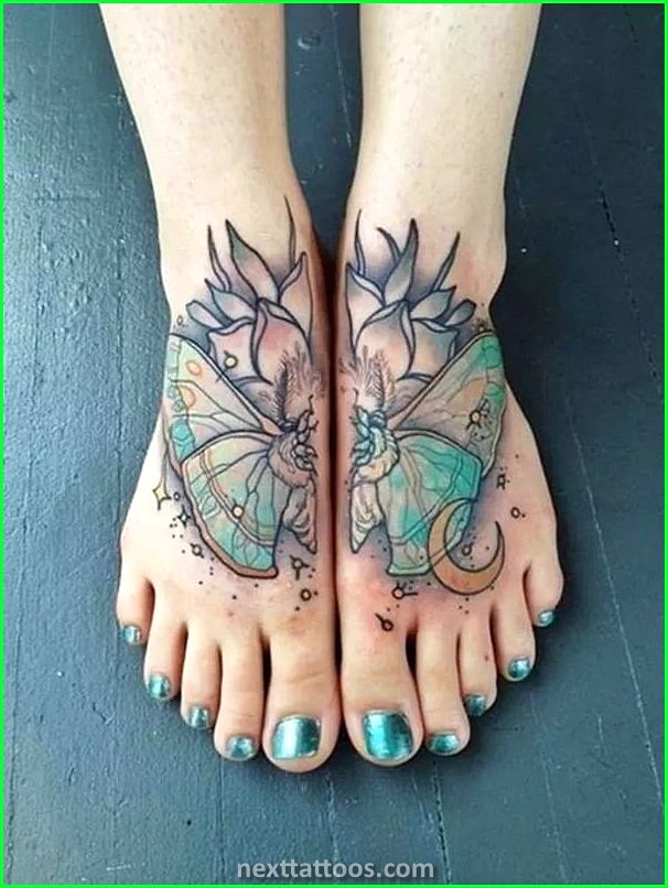 Small Male Foot Tattoos