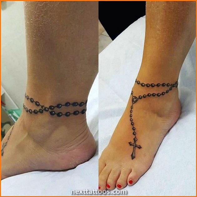 Small Male Foot Tattoos