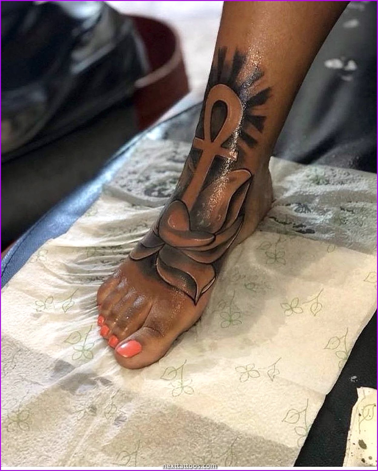 Small Male Foot Tattoos