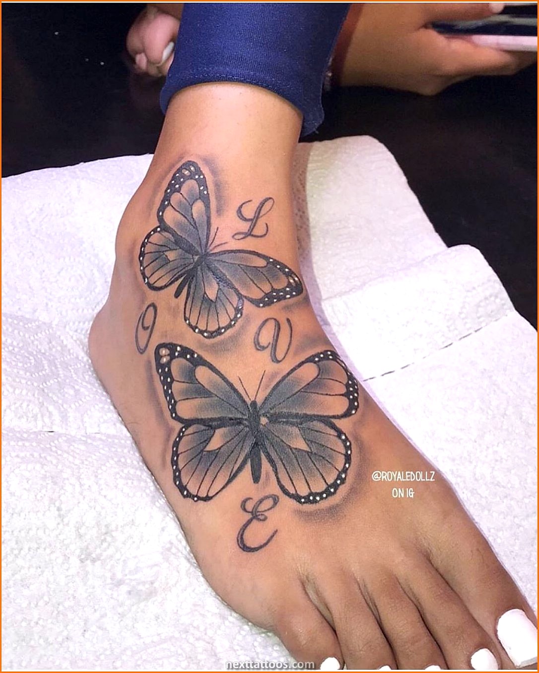 Small Male Foot Tattoos