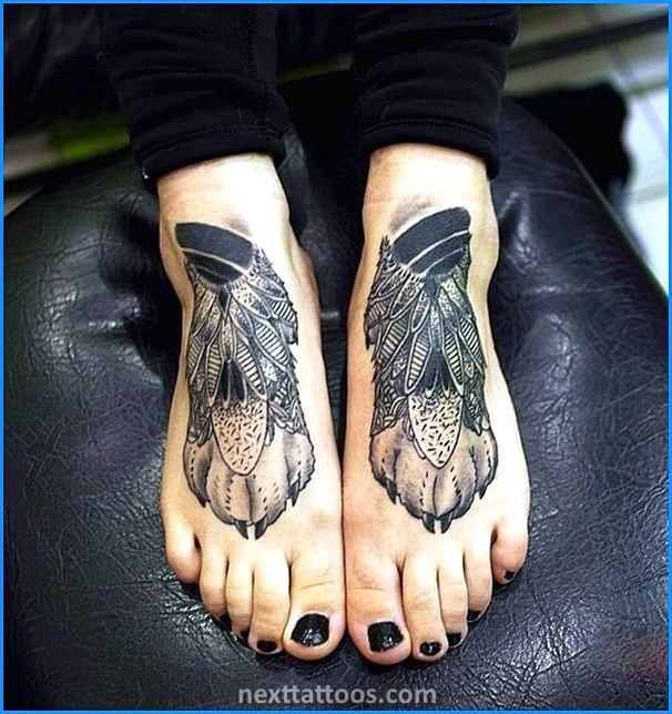 Small Male Foot Tattoos