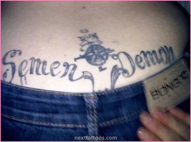 Male Tramp Stamp Tattoos