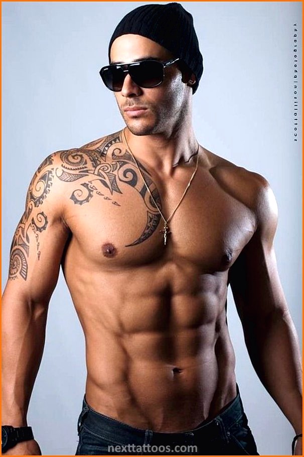 Black Male Shoulder Tattoos Ideas