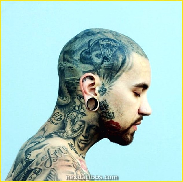 Head Tattoos Male - Tips For Getting a Tattoo on Your Head