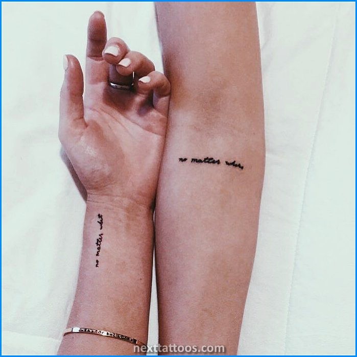 Male and Female Matching Tattoos