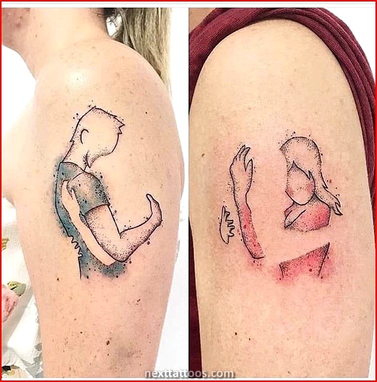 Male and Female Matching Tattoos