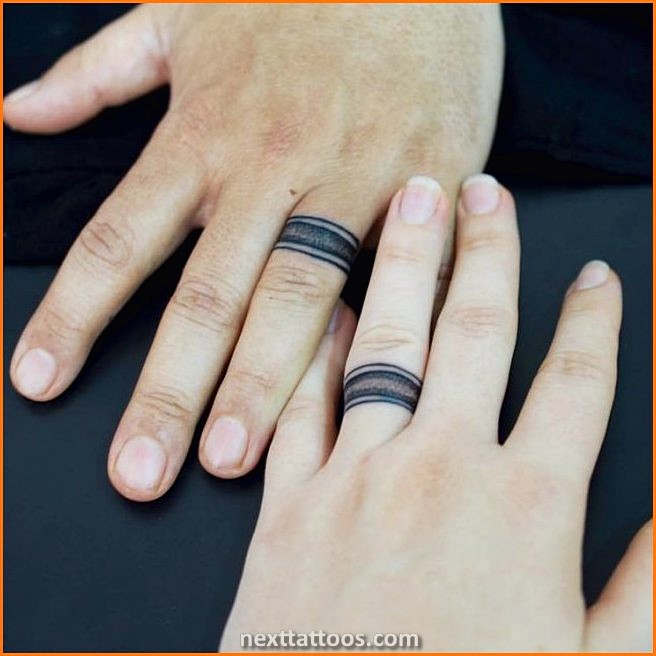 Male Wedding Band Ring Tattoos