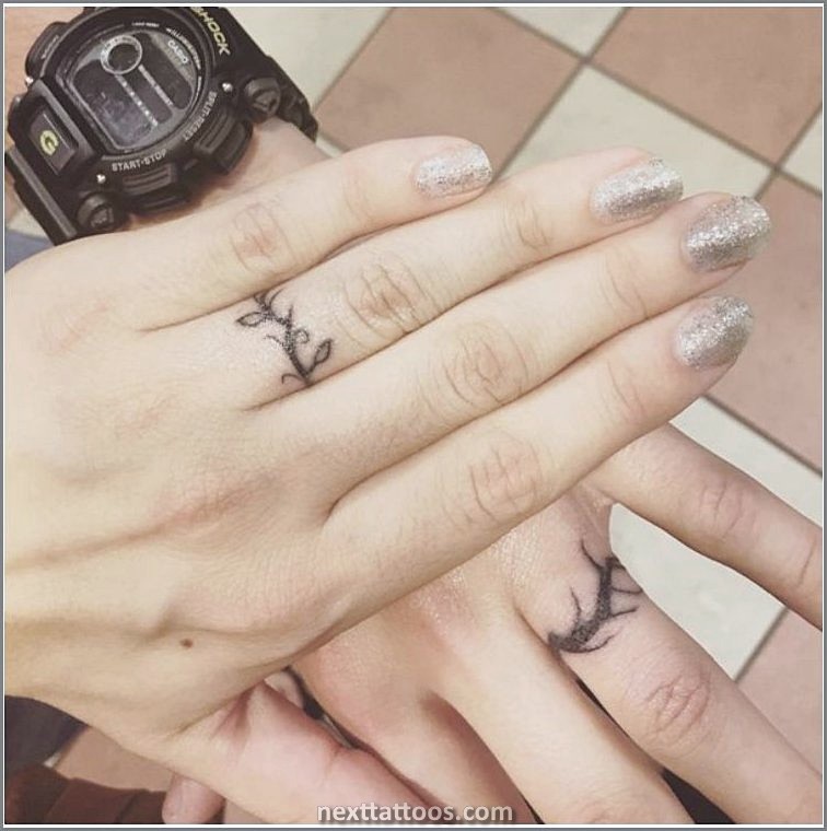 Male Wedding Band Ring Tattoos
