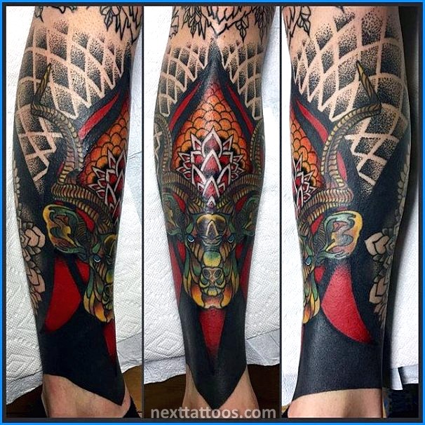 Male Shin Tattoos - Shin Tattoo Ideas For Men