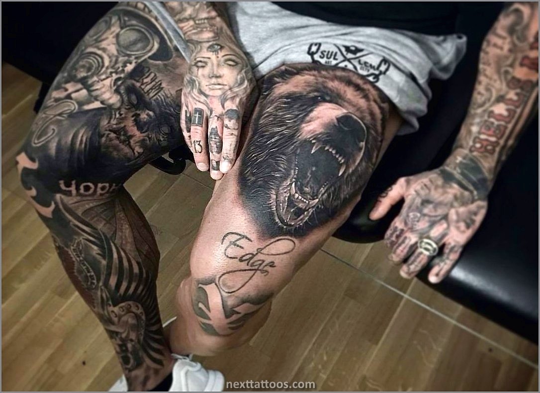 Male Shin Tattoos - Shin Tattoo Ideas For Men