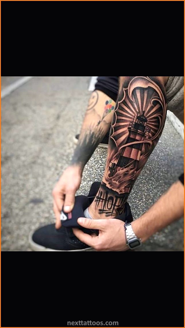 Male Shin Tattoos - Shin Tattoo Ideas For Men