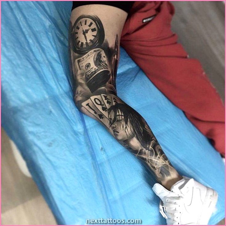 Male Shin Tattoos - Shin Tattoo Ideas For Men