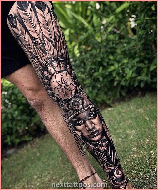 Male Shin Tattoos - Shin Tattoo Ideas For Men