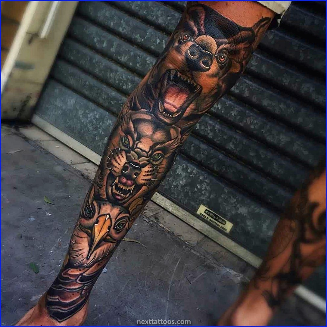 Male Shin Tattoos - Shin Tattoo Ideas For Men