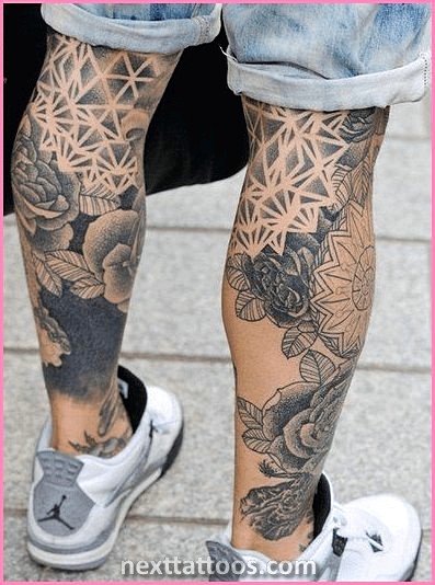 Male Shin Tattoos - Shin Tattoo Ideas For Men