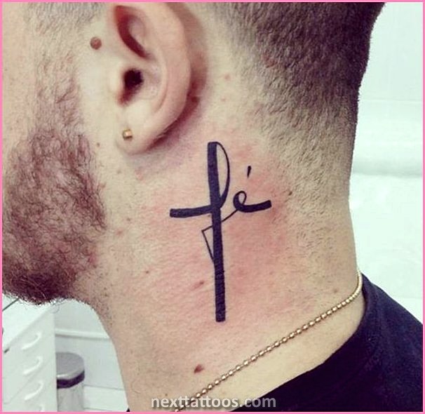 Small Mens Small Neck Tattoo Ideas