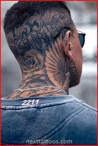 Small Mens Small Neck Tattoo Ideas