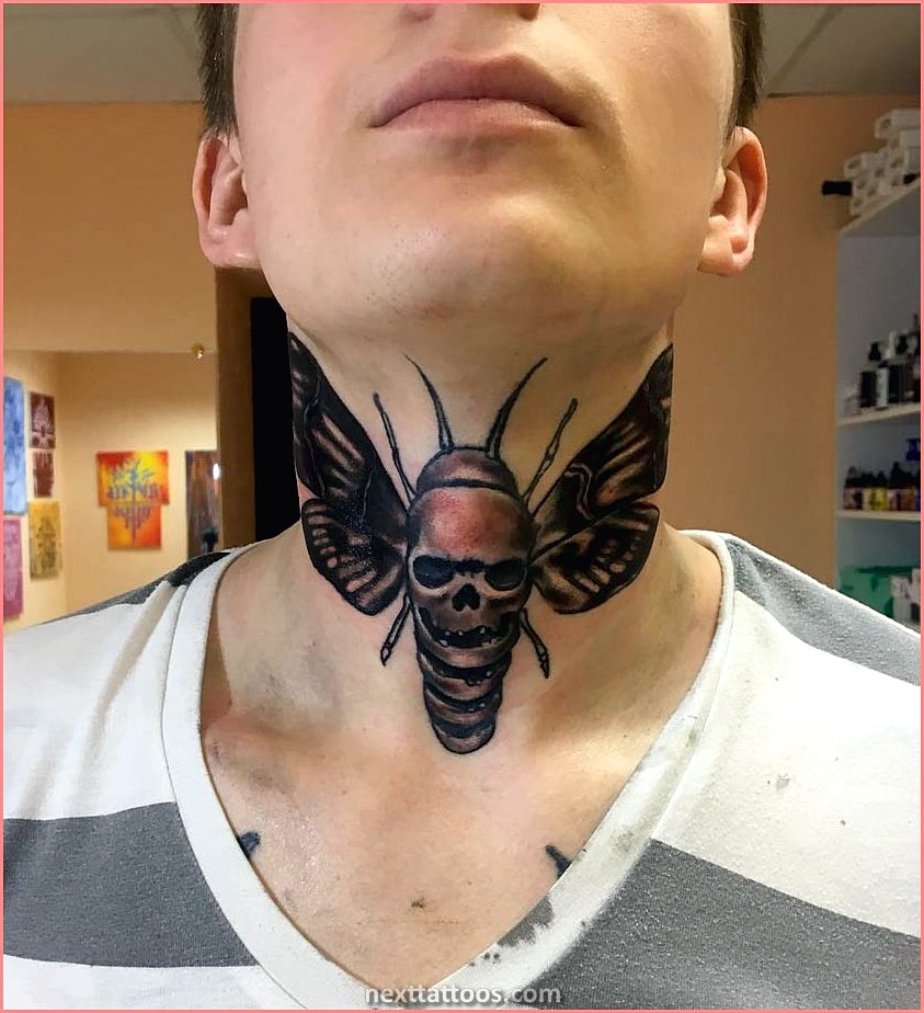 Small Mens Small Neck Tattoo Ideas