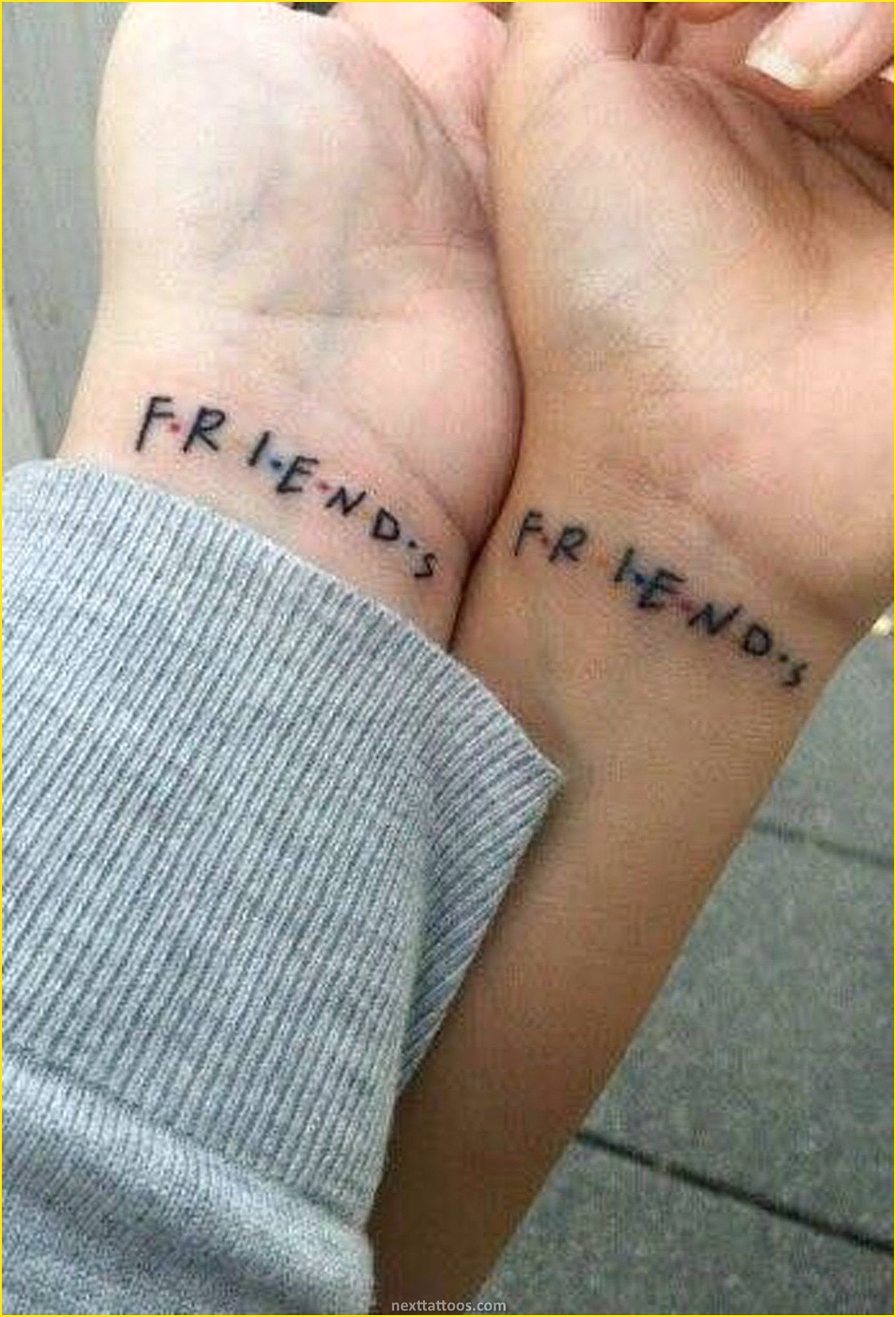 Male Female Best Friend Tattoos