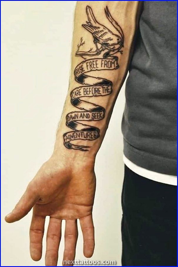 Inner Forearm Tattoos For Males