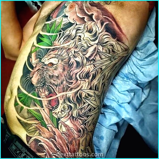 Male Rib Cage Tattoos - Getting a Tiger Tattoo