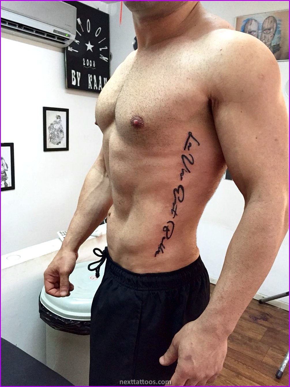 Male Rib Cage Tattoos - Getting a Tiger Tattoo