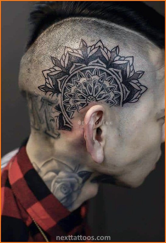 Back of Head Tattoos Male