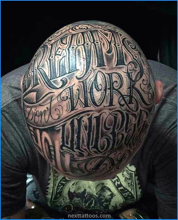 Back of Head Tattoos Male