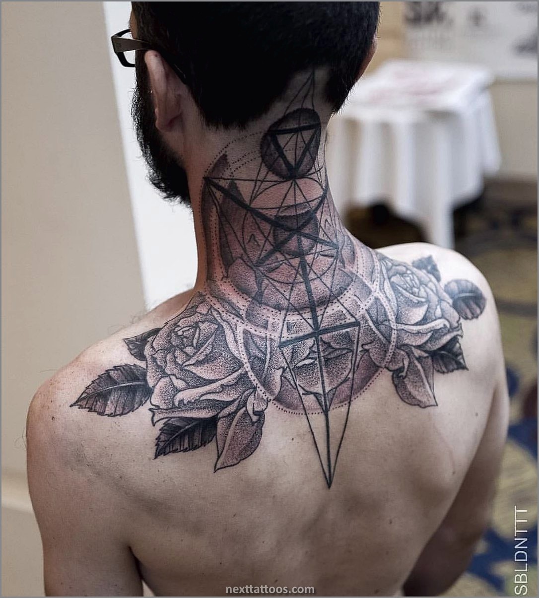 Male Back of Neck Tattoos