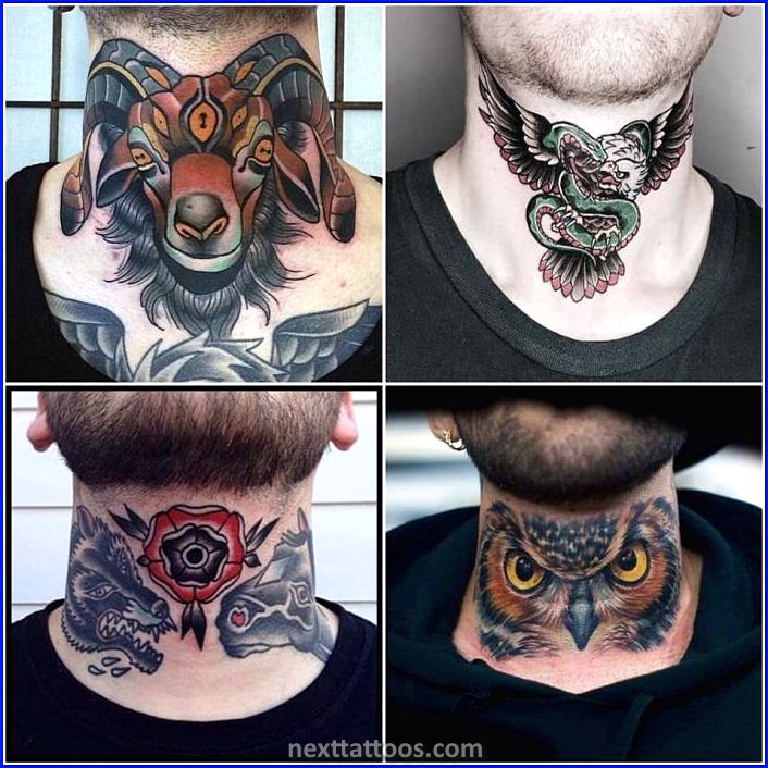 Male Back of Neck Tattoos