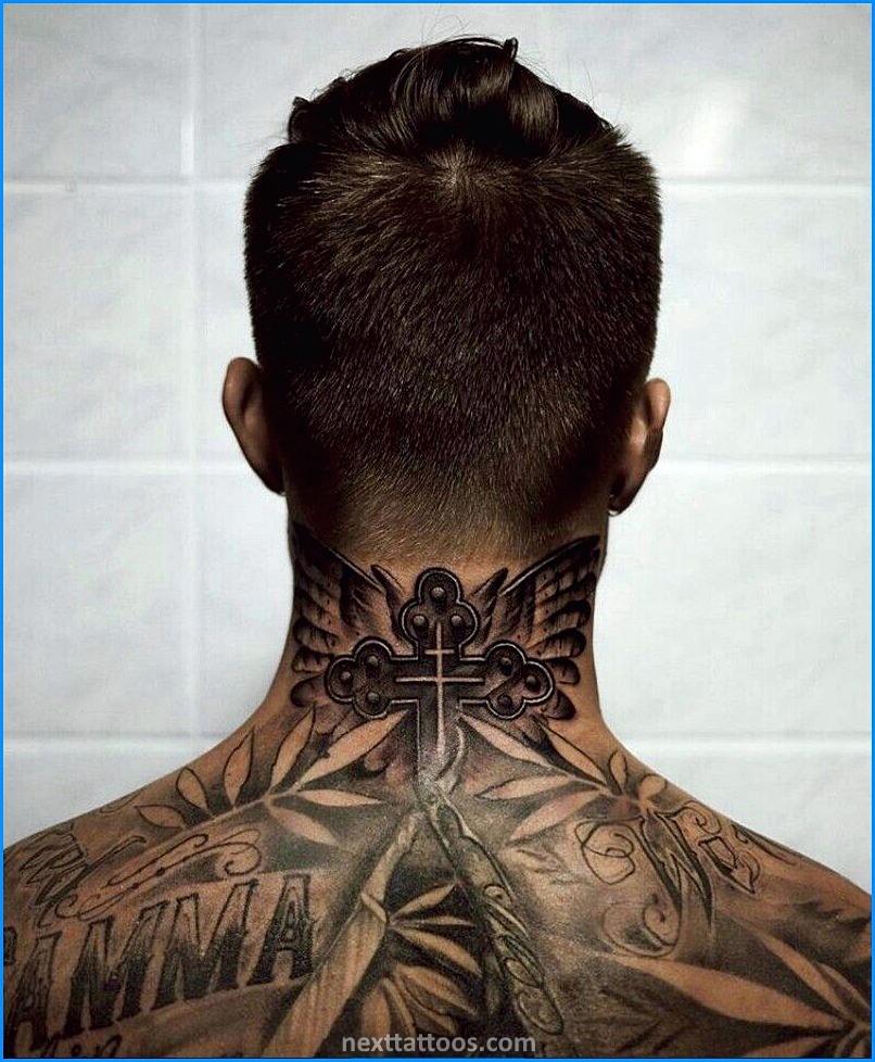 Male Back of Neck Tattoos