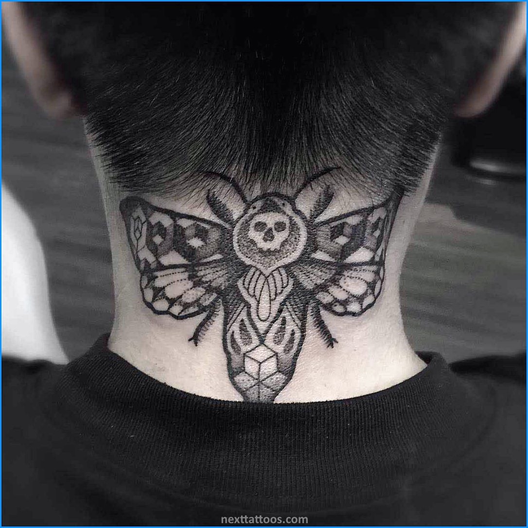 Male Back of Neck Tattoos