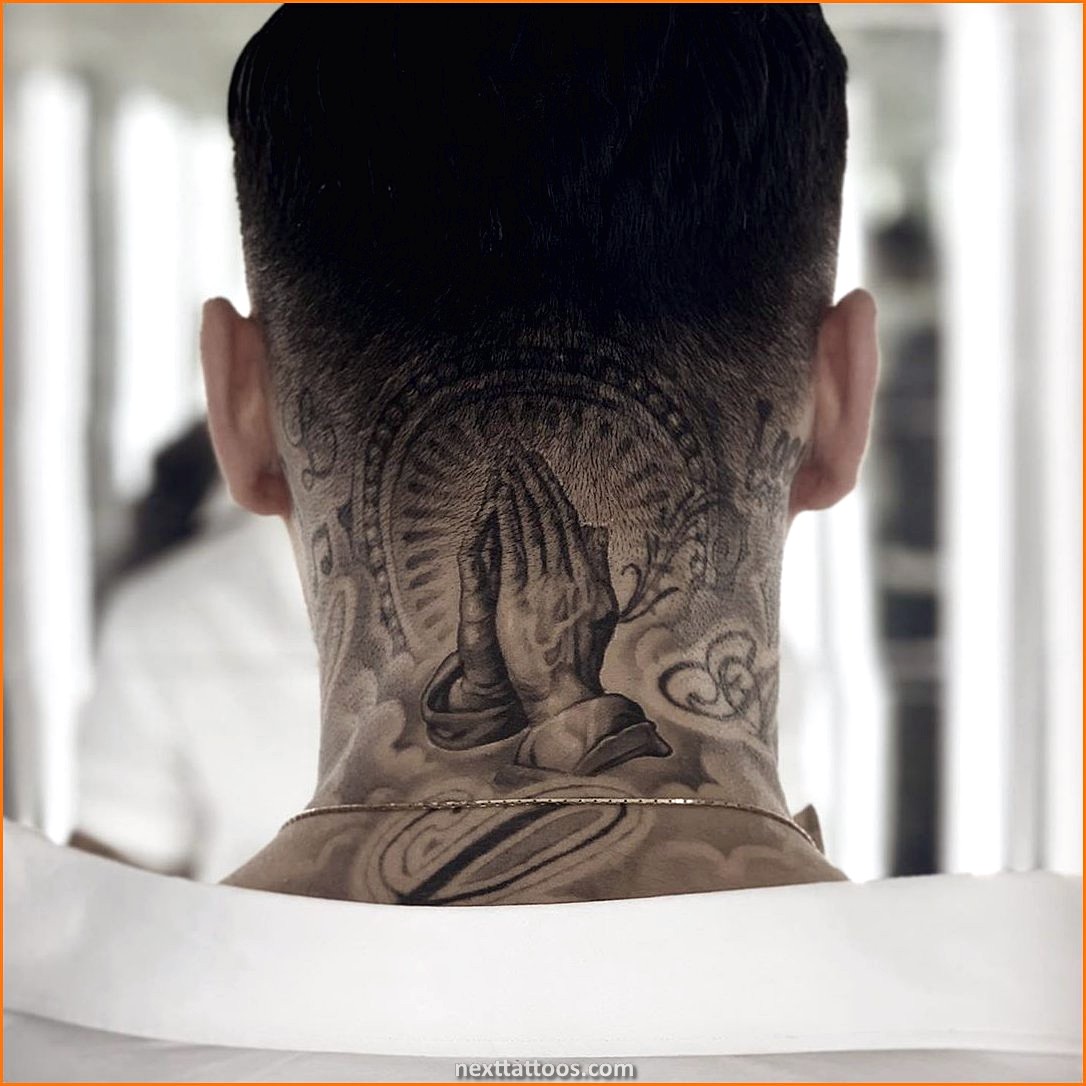 Male Back of Neck Tattoos