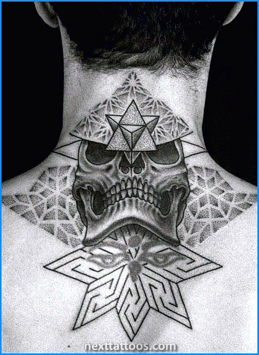 Male Back of Neck Tattoos